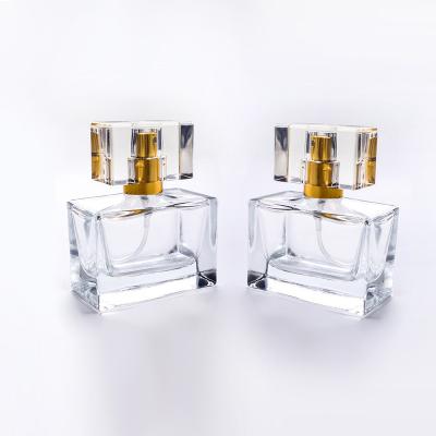 China Wholesale 50ml 30ml Personal Care Empty Fancy Bottle Mini Perfume Luxury Glass Spray 50ml Perfume Bottle for sale