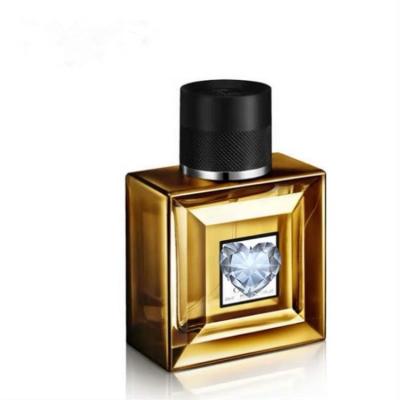 China Luxury Customized Creative Perfume Bottle 100ml Glass Spray Square Bottle for sale