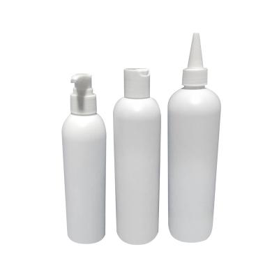 China Household products HDPE 250ml small mouth plastic aqua glue liquid matte white bottles for sale