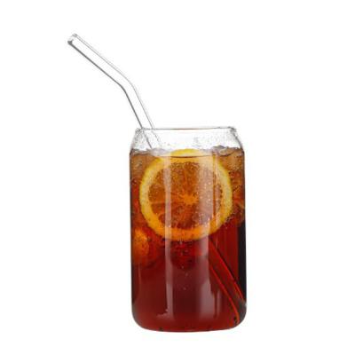 China Water Coke Glass Clear Can Drink Cup Juice Chest Milk Glass Caup Glass Water Cup for sale