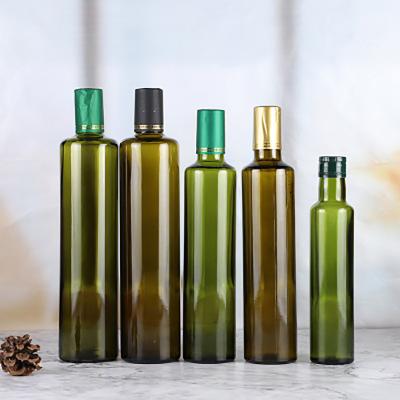 China Personal Care Edible Oil Glass Bottle 100ml 250ml 500ml 750ml 1000ml Marasca Olive Oil Glass Bottle for sale