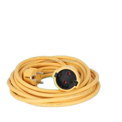 China Home Appliance European Standard / Type Power Extension Cords Cable 50m 25m for sale