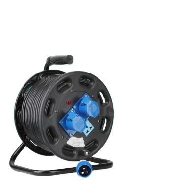 China Industrial Equipment High Waterproof Industry Plastic Cable Reel Large With Cover 250V Extension Reel for sale