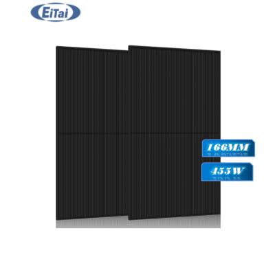 China EVA/POE Hc-5 EITAI Solar Panel Half Price 435w 445w 450w 455w Cut 166mm Mono Panel China PV Solar Panel for sale