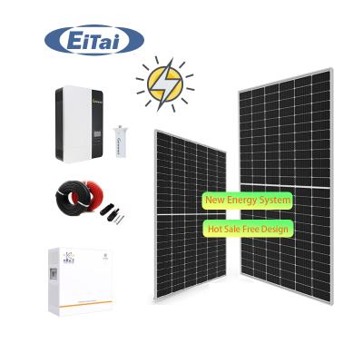 China SYS-182 EITAI Home Solar Home Off Grid 10kw 220v Solar Power System 10 KW Solar System for sale