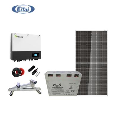 China EITAI China Micro Hybrid Solar Panel Systems 220V 50HZ 60HZ 5KW 6KW Home Grid Manufacture for sale