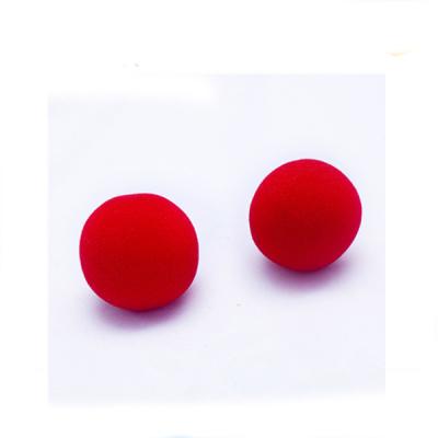 China Hot Sale 2 Foam Red Magic Sponge Balls Magic Balls Magic Tricks for sale