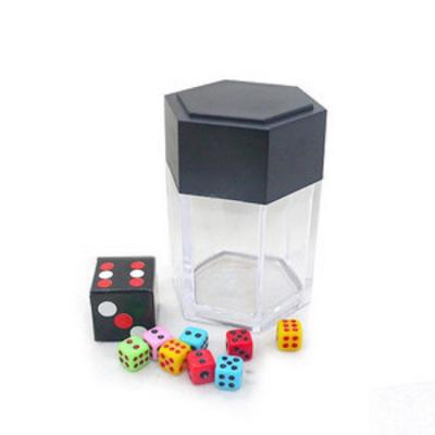 China Plastic Magic Tricks Dice BOMB Dice Magic Explosion Color Changing Trick for sale