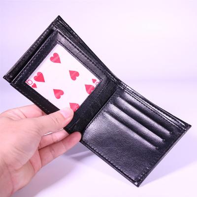 China Close Up Wallet Street Magic Magic For Professionals Fire Wallet Leather Stage Magic Tricks for sale