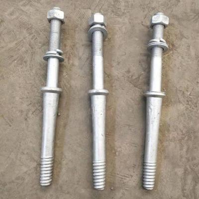 China Instrument High Quality Hot-Dip Galvanizing Needle Insulator Pin For Power Line/Pin Fittings Insulator Fittings for sale