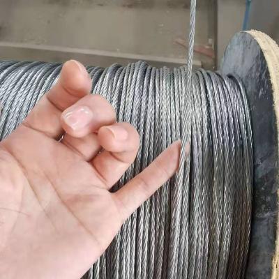 China Electrical Cable Fitting Galvanized Stranded Steel Wire 6