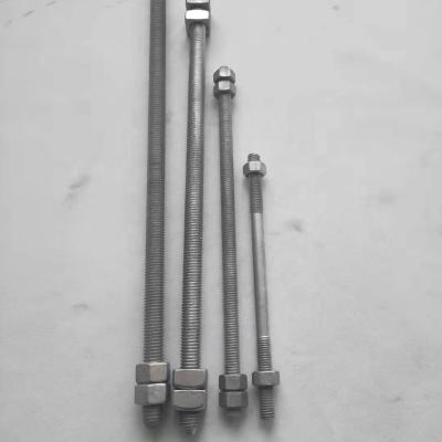 China Carbon Steel Double Bolt Machine Bolt Double Arming for sale