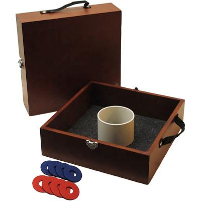 China MDF Outdoor Lawn Game Wooden Joint Throwing Box Game Set for sale