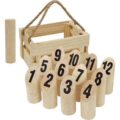 China Wooden New Arrivals Hard Rubber Scatter Number Hard Rubber Block Tossing For Kids And Adults for sale