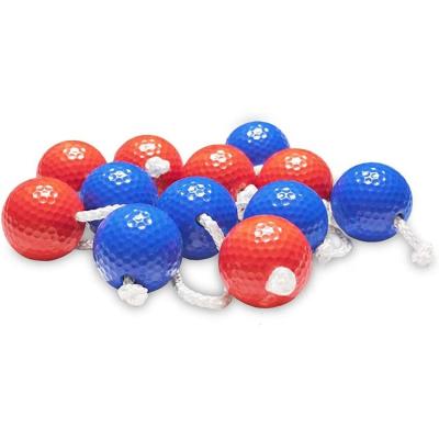 China Red and Blue Surlyn Ladder Ball Throwing Game Family Replacement Ladder Balls Bolas Outdoor Golf Balls for sale