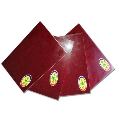 China Customized Contemporary Red Shuttering Film Faced Plywood Color MDO HDO Constrution Marine Plywood for sale