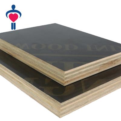 China Exterior Formwork Scaffolding Concrete Shuttering Plywood Film Faced Plywood Linyi for sale