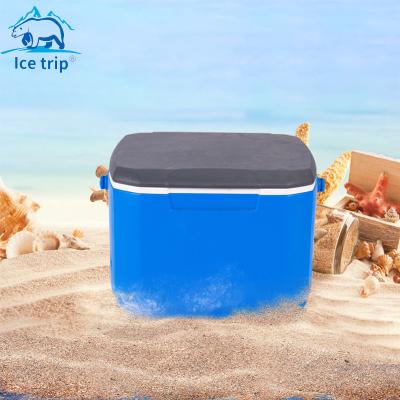 China Waterproof Car Freezer Drinks Cooler Food Medicine Box Freezer With Handle Keeping Warm/Cold Camping Cooler Box for sale