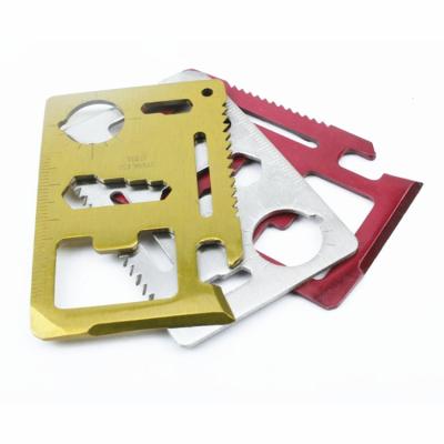 China Mini Multi Tools Survival Card Stainless Steel Non-variable Knife for sale