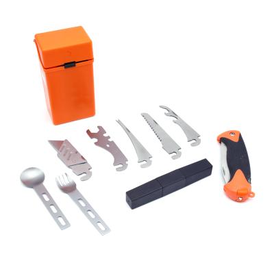 China Amazon Good Quality Multi Function Camping Survival Tool Kit Camping / Survival Gear For Outdoor for sale