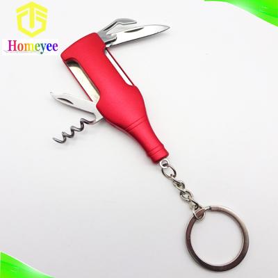 China Sustainable New Design Mini Key Wine Chain Opener for sale