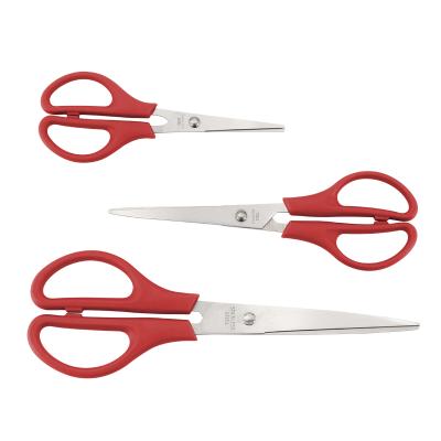 China Universal Office 3-Pack Universal Paper Cutter Stainless Steel Scissors for sale