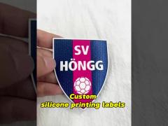 Washable ODM Silicone Heat Transfer Labels For Sportswear