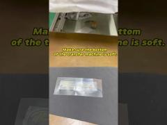 How to heat press tpu transfer labels?