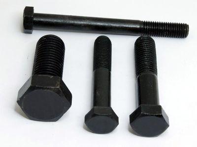 China GB 5782 M6-M42 High Strength Structural Bolts , Full Thread Hex Bolts Black Polished for sale