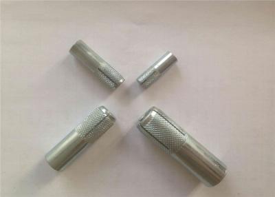 China Round And Knurled  Steel Drop In Anchors M8 High Strength For  Metal Structures for sale