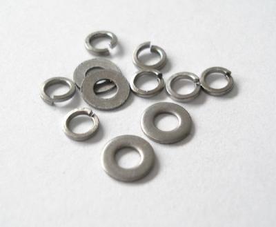 China Color Plated Flat Spring Lock Washers Stainless Steel For Self Drilling Screw for sale