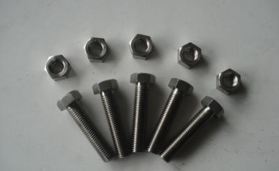 China High Strength Stainless Steel Hex Head Bolts Stainless Threaded Fasteners for sale