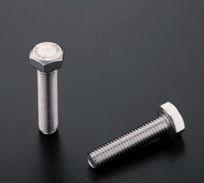 China SS304 Stainless Steel Bolts Anti Corruption With Nuts , Half And Full Thread Bolt for sale