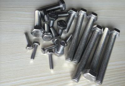 China Durable Stainless Steel Bolts Hexagonal Headed Bolt Injection Mould Plastic Part Process for sale