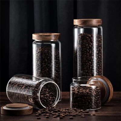 China Freshness Preservation Jar Coffee Bean Fruit Tea Bean Airtight Storage Jar for sale