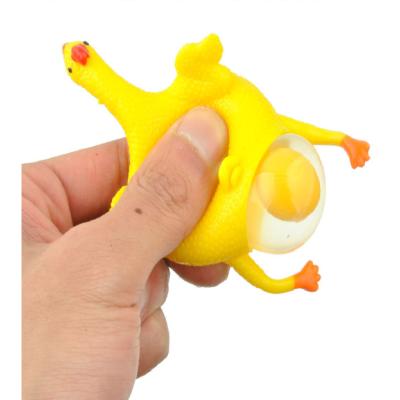 China Funny Toys Kids Toys Chicken Laying Egg Exhaling Gurgling Ball Anger Stress Reliever Ball Stress Reliever Toy Autism Anti-stress Toy Keychain for sale