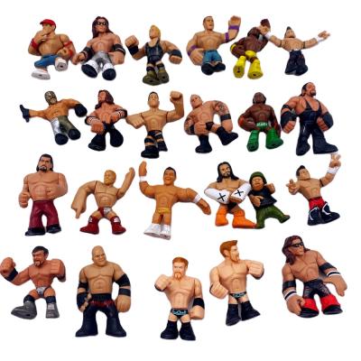 China High Quality Action Number Mini Kids Toys Wrestler Characters For Kids Gifts for sale