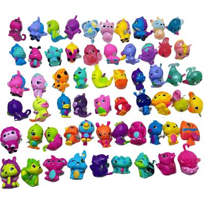 China Mini Dolls Toy Cute Cartoon Dinosaur Cartoon Magic Hatching Egg Figures Toys Small Model PVC Action Numbers Toys For Children for sale