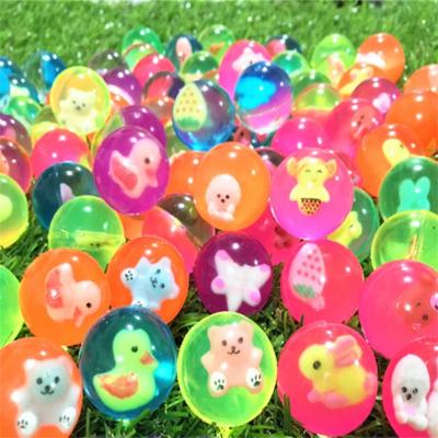 China Sports Toys 2.5cm Jumping Bouncing Balls Rubber Bath Toys Floating On Water Vending Machines Capsule Toys Kids Gifts for sale