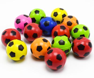 China Sports Toy Diameter 3cm Small Mini Football Bouncing Ball Toys For Vending Machine Soccer Bouncy Ball for sale