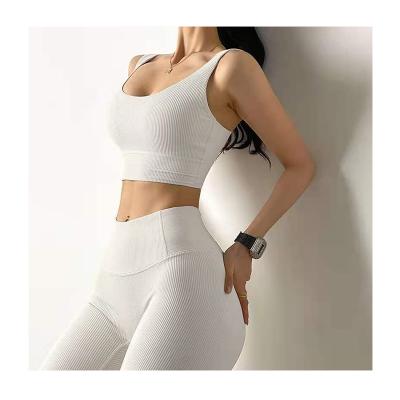 China Breathable Pure Custom Active Fitness Yoga Set Color Sports Bra Butt Lift Seamless Leggings Sets For Woman for sale