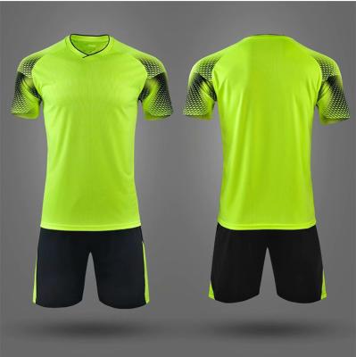 China Sets Soccer Equipments Jerseys Sets Printing Embossed Men Uniform Kits Sports Wear Sublimation for sale