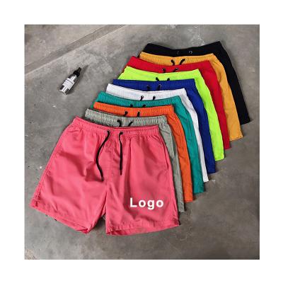 China Wholesale Breathable Beach Running Sport Shorts Polyester Mens Shorts Mesh Lining Sports Shorts For Oversized Running Men for sale