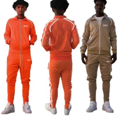 China High Quality Designer Breathable Tracksuits Men New Jogging Slim Fit Zipper Sweat Suits Tracksuit Two Piece Set With Designs For Men for sale