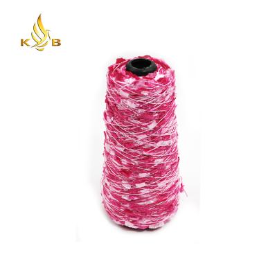 China Bright Hot Selling Fancy 100% Polyester Toothbrush Yarn For Knitting for sale