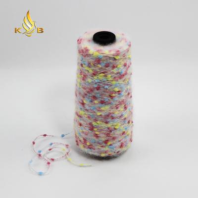 China Bright Soft Polyester Tweed Yarn Fancy 100% Factory for sale