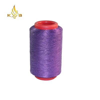 China Gold Anti-UV Knitting Metallic Lurex Thread Colorful Polyester Metallic Yarn for sale