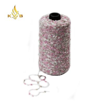 China New Arrival Abrasion-Resistant Knot Yarn Napping Yarn Polyester Fancy Knitting Yarn for sale