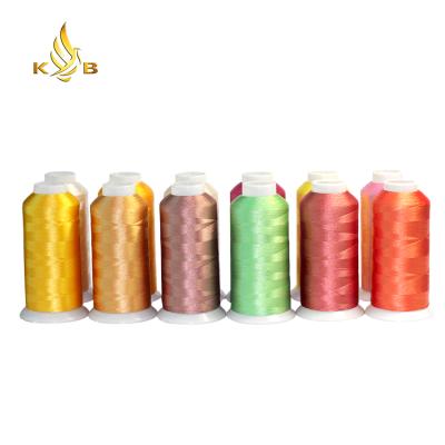 China Beautiful And Fashionable Low Shrinkage 120D/2 Embroidery Rayon Thread for sale