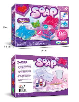 China Hot Selling Popular and Funny DIY Soap Making Kit Handmade Toys Set for Kids Educational Funny Soap Making Toy STEAM for sale